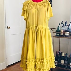 Eloquii Size 22 yellow dress